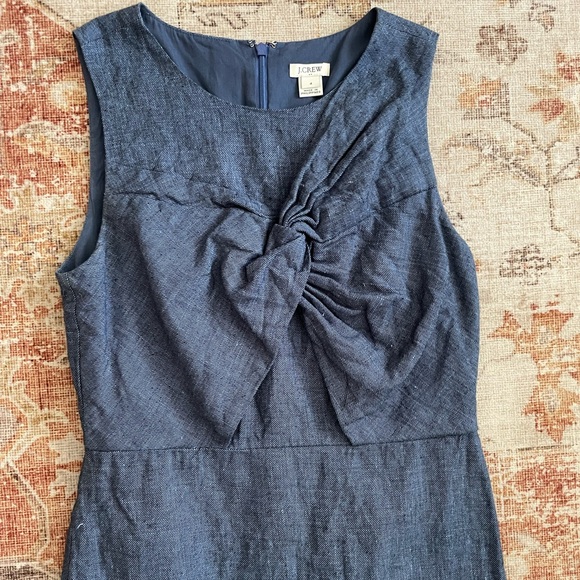 J.Crew front knot linen dress - Picture 4 of 7